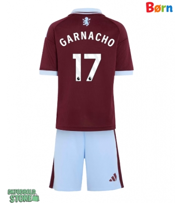 Aston Villa Alejandro Garnacho #17 Replika Babytøj Hjemmebanesæt Børn 2026-27 Kortærmet (+ Korte bukser)